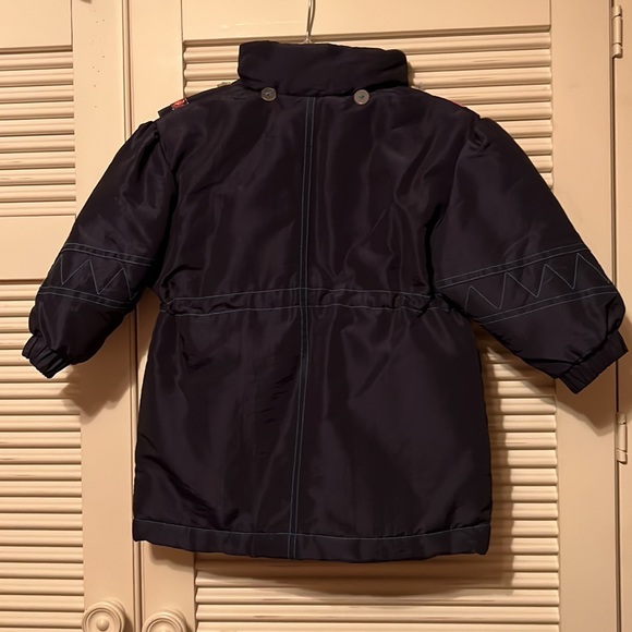 KIDS & MORE. Jacket with Detachable Faux Fur Trimmed Hood - Picture 2 of 7